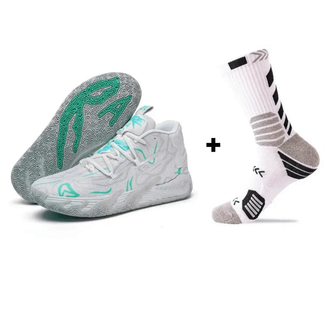 AeroDunk Basketball Shoes + Gift Socks