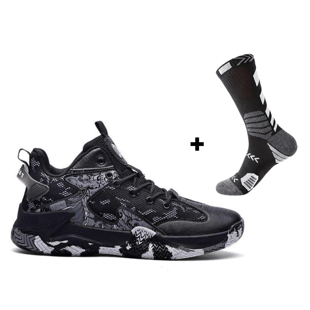 Graphite Original Basketball Shoes + Gift Socks