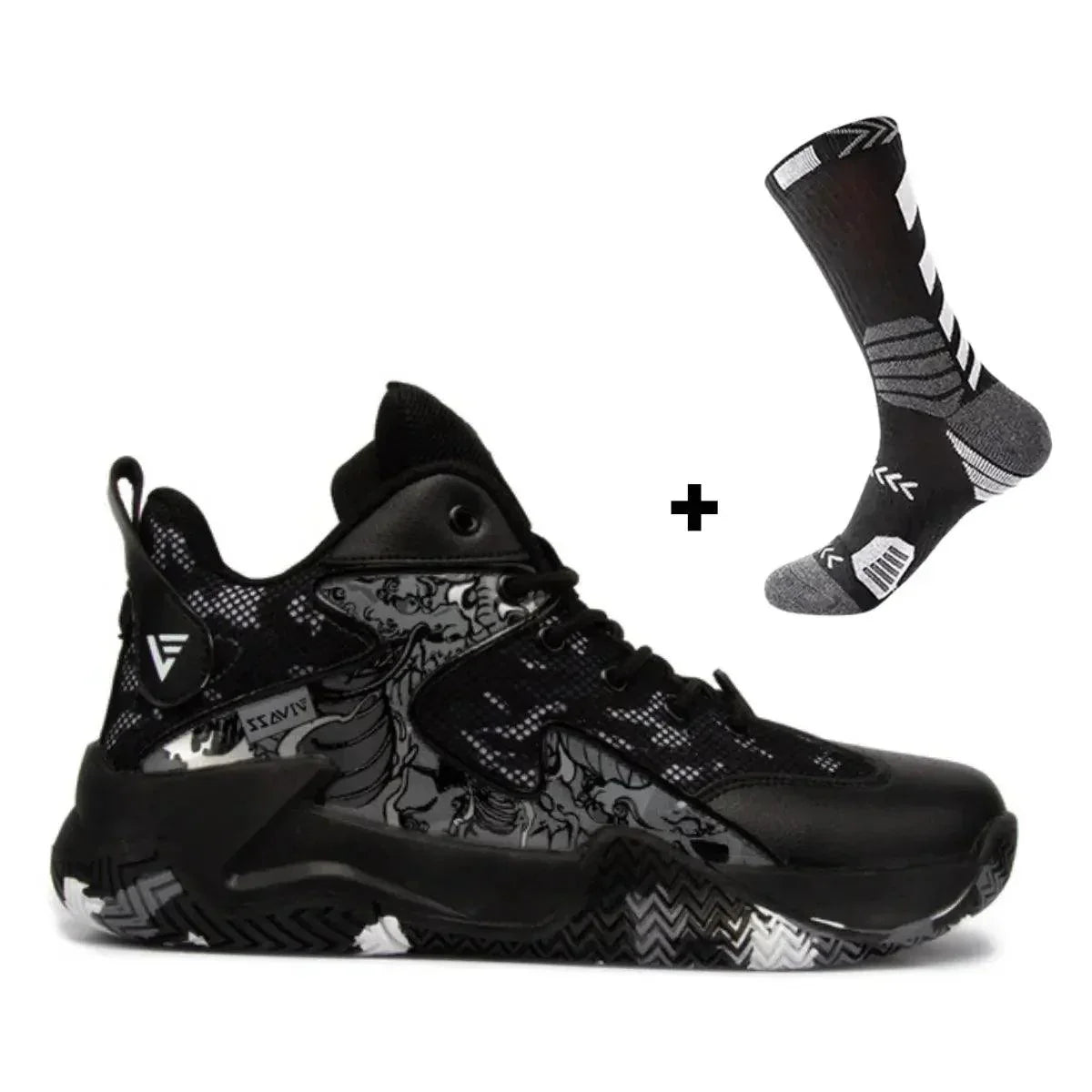 Graphite 3.0 Basketball and Volleyball Shoes + Free Socks