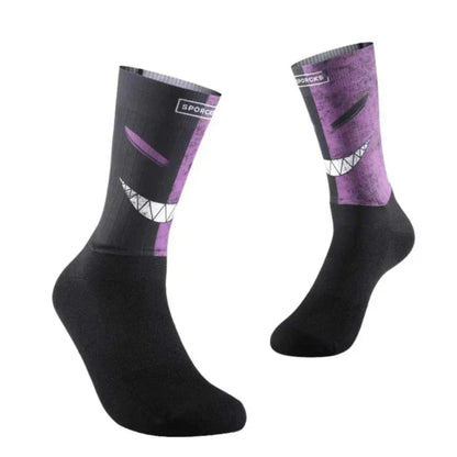 Unisex High-Cut Compression Volleyball Socks