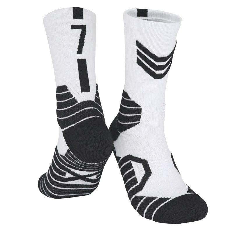 Premium High-Cut Basketball Socks